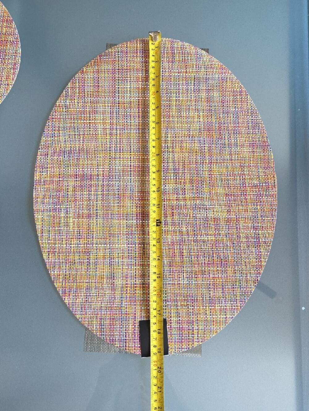 Chilewich Vinyl Placemats - 6 Confetti Oval - Picture 5 of 9